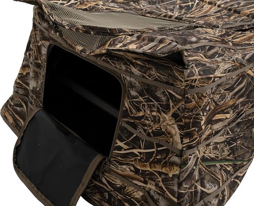 ALPS OutdoorZ Legend Layout Blind - Hunting Blind, Zero-Gravity Chair Design, Waterproof Floor, Mesh Face Screen, Rear Zippered Door, and Backpack Carry Straps with Optional Snow Cover Accessory