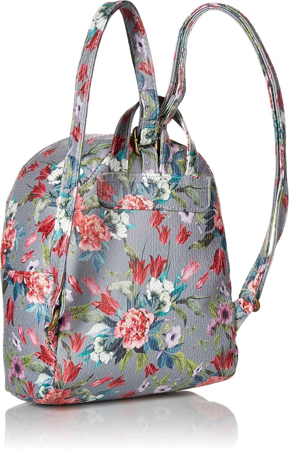 T-Shirt & Jeans Floral Love Backpack in Grey