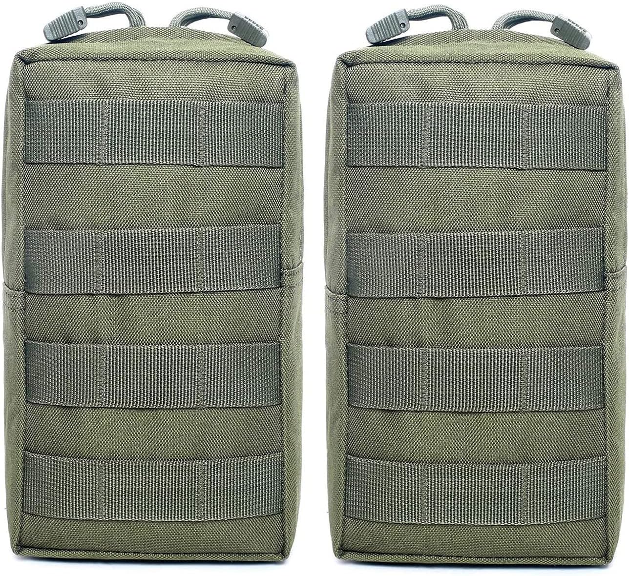Tacticool 2 Pack Molle Pouches - Tactical Compact Water-Resistant EDC Pouch