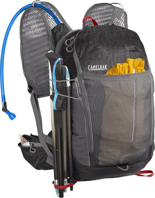 CamelBak Octane 25 Limited Edition Hydration Pack with 2L Fusion Hydration Bladder - Heather Grey/Racing Red