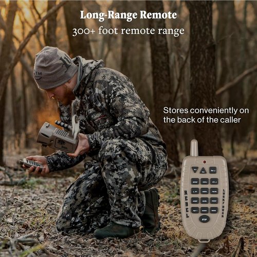 Lucky Duck The Rebel – Electronic Predator Call and Decoy Combo, Coyote and Predator Caller