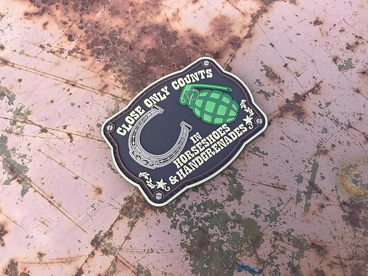 Patriot Patch Co - Horseshoes & Hand Grenades - Patch