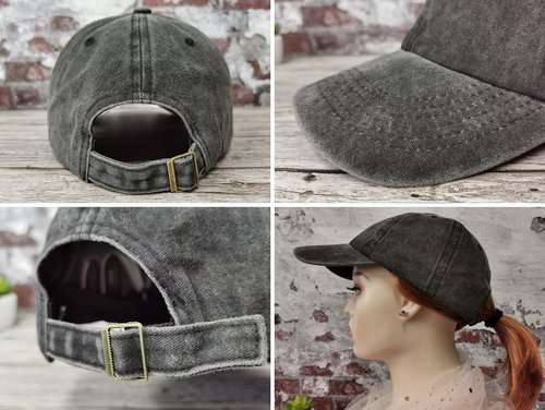 Hepandy Embroidered Funcle The Fun Uncle Baseball Cap, Gifts for Men, Washed Black Adjustable Cotton Trucker Snap Back Hat
