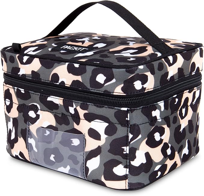PackIt Freezable Breastmilk & Formula Cooler, Wild Leopard Gray