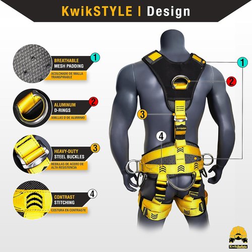 KwikSafety - Charlotte, NC - MANDRILL & CANOPY KING Climbing Harness | Half Body, Full Body | Meets EN & CE