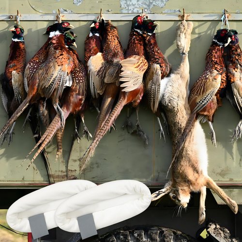 6 Pack Elk Game Bags Hunting Meat Bags Breathable Rolled Heavy Duty Quarter Bag with Reflective Strip for Elk Caribou, Moose, Deer, 48inch x 4, 28inch x 2