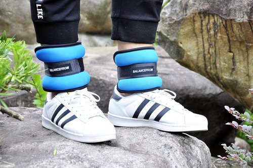 Fully Adjustable Ankle Wrist Arm Leg Weights, 1-20LBS, Multiple Options