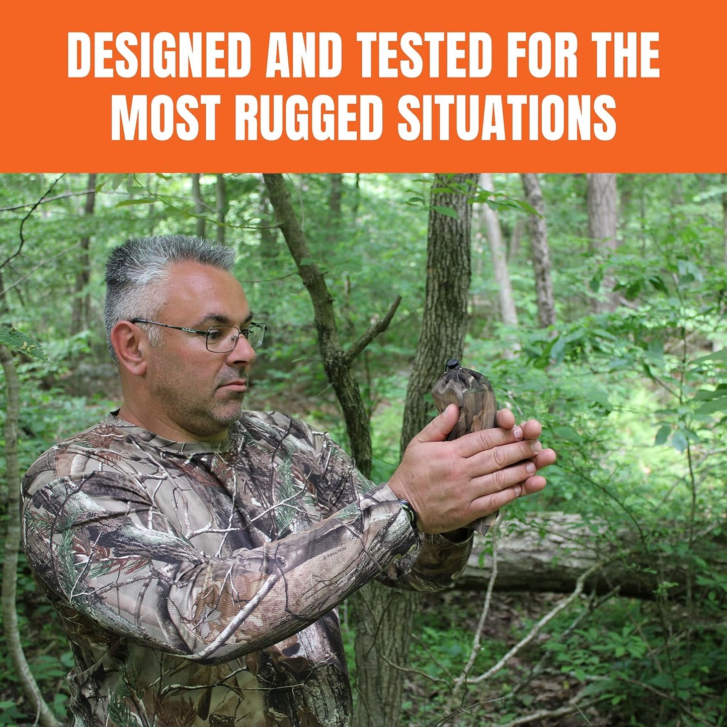 Nationwide Scents Deer Grunt Call and Rattle Bag Combo - Durable, All-Weather Deer Hunting Calls for Whitetail Bucks