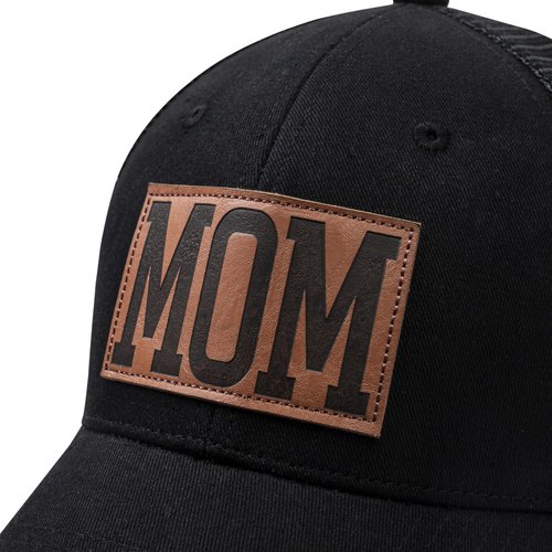 KOLWOVEN Mom and Dad Hats -Mom Dad Gifts Hat Adjustable Baseball Caps Gift for Couples Parents Black