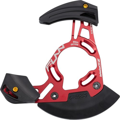 Funn Zippa DH Chain Guide, ISCG05 Interface, BSA Adapter Included, 32T-38T, Mountain Bike Chain Protector