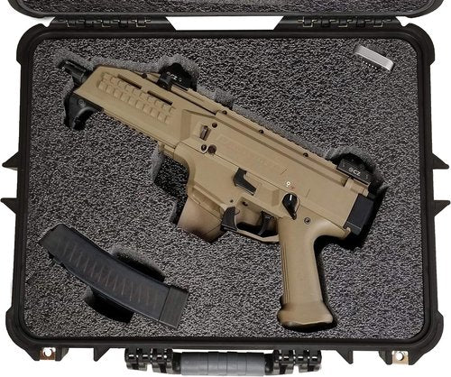 Case Club Case fits CZ Scorpion EVO 3 S1 Pistol or S2 Pistol Micro in Pre-Cut Waterproof Pistol Case with Silica Gel to Help Prevent Gun Rust (Gen 2)