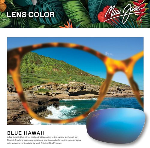 Maui Jim Men's and Women's Barrier Reef Polarized Wrap Sunglasses