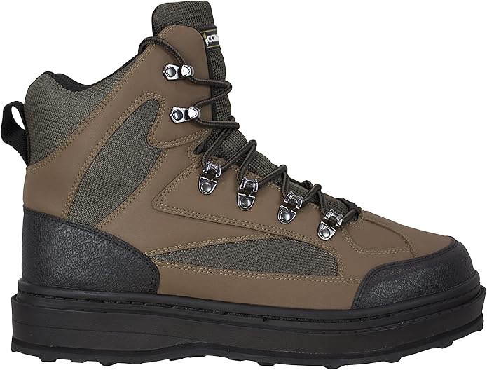 Compass 360 Men's Fishing River Durable Non Slip Ledges Cleated Sole Wading Shoes Boots