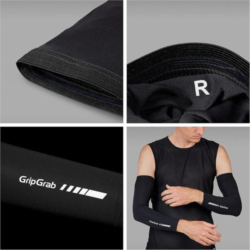 GripGrab UPF 50+ Cycling Arm Sleeves UV Protection Anti-Slip Thin Breathable Summer Arm Warmers for Biking Hiking Running