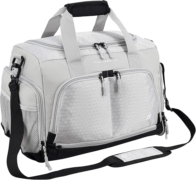 Ultimate Gym Bag 2.0: The Durable Crowdsource Designed Duffel Bag with 10 Optimal Compartments Including Water Resistant Pouch