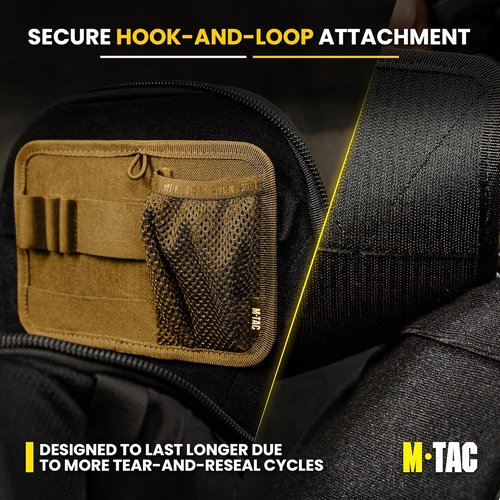 M-Tac Tactical Bag Insert Modular Organizer Utility Admin Pouch Hook Fasteners - Key Holder