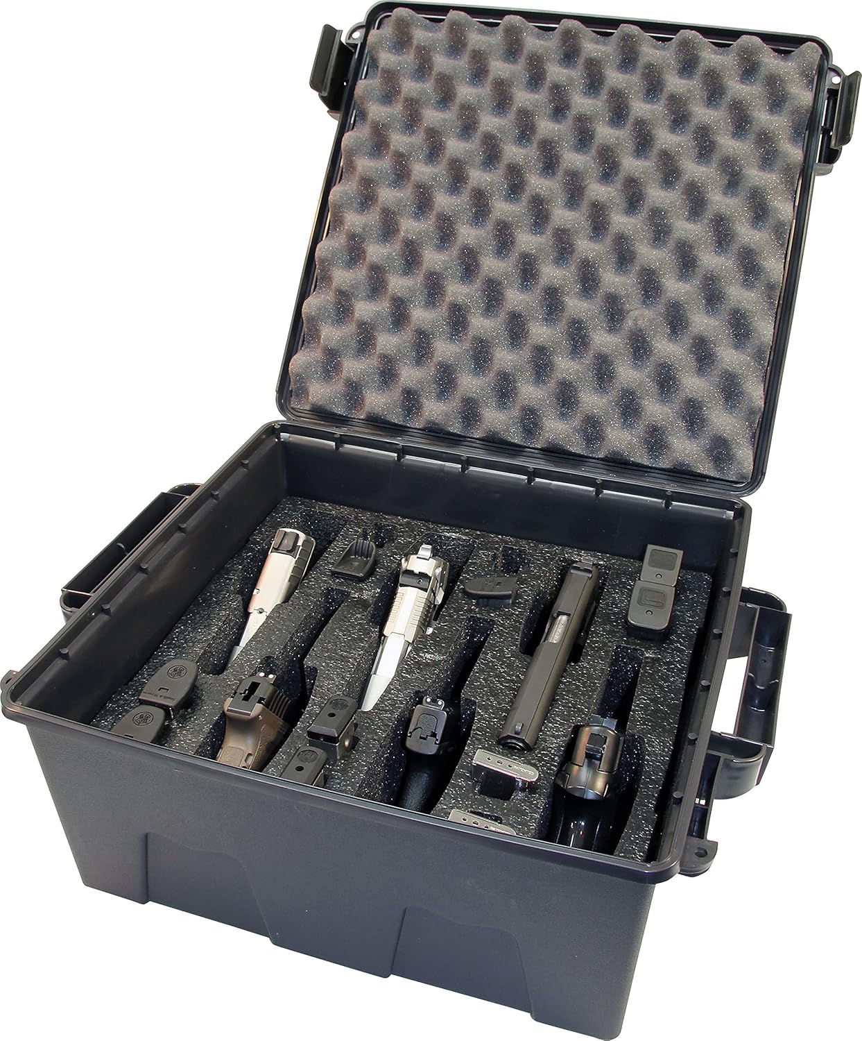 MTM TPC Tactical Pistol Case Subcompact, Water-Resistant O-Ring, Heavy-Duty Latching System, USA Made