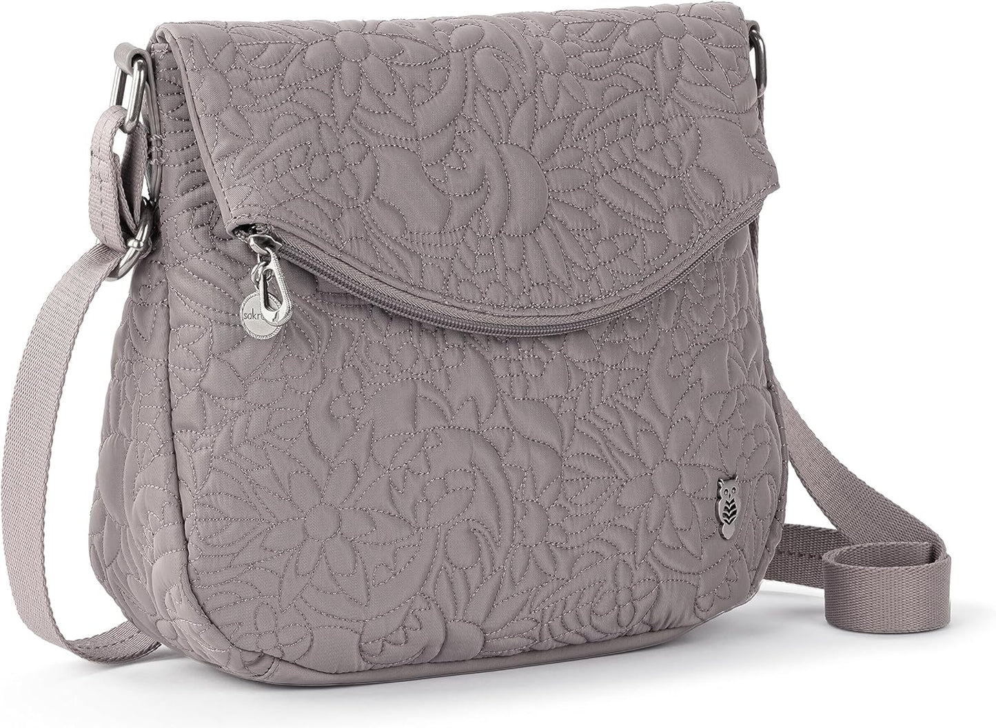 Sakroots Foldover Crossbody Purse - Women's Handbag For Everyday & Travel - Cross Body With Adjustable Shoulder Strap