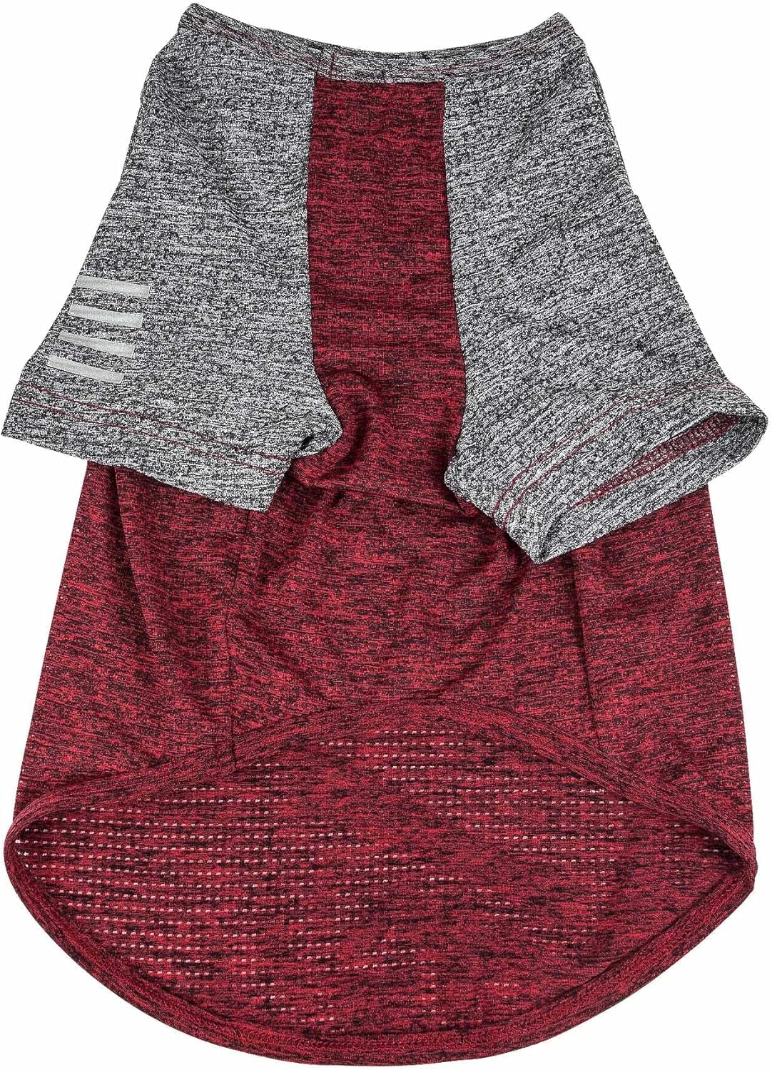 Pet Life ® Active 'Hybreed' 4-Way Stretch Two-Toned Performance Dog T-Shirt X-Large