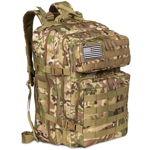 KEEP Conceal Carry Emergency Go Bag, EDC Gear Bag For Everyday Carry, Tactical Backpack for Work, Commuters, Travel, Outdoors, CCW, Tactical Backpack for Professionals, Camo Bugout Rucksack