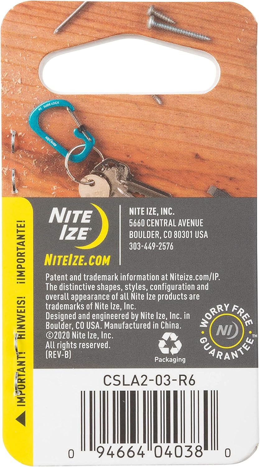 Nite Ize SlideLock Carabiner Aluminum