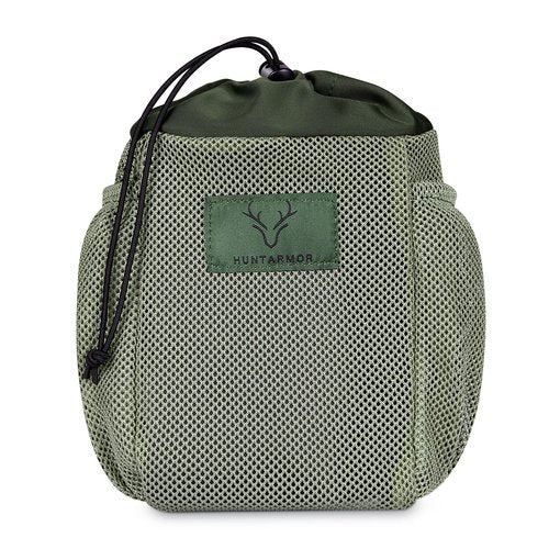 NatureBlend Hunting Saddle Dump Pouch: Mesh Saddle Bag with Drawstring Closure, Essential Lightweight Accessory for Saddle, Convenient Hunting Saddle Gear, Comfortable Saddle Hunting Accessories