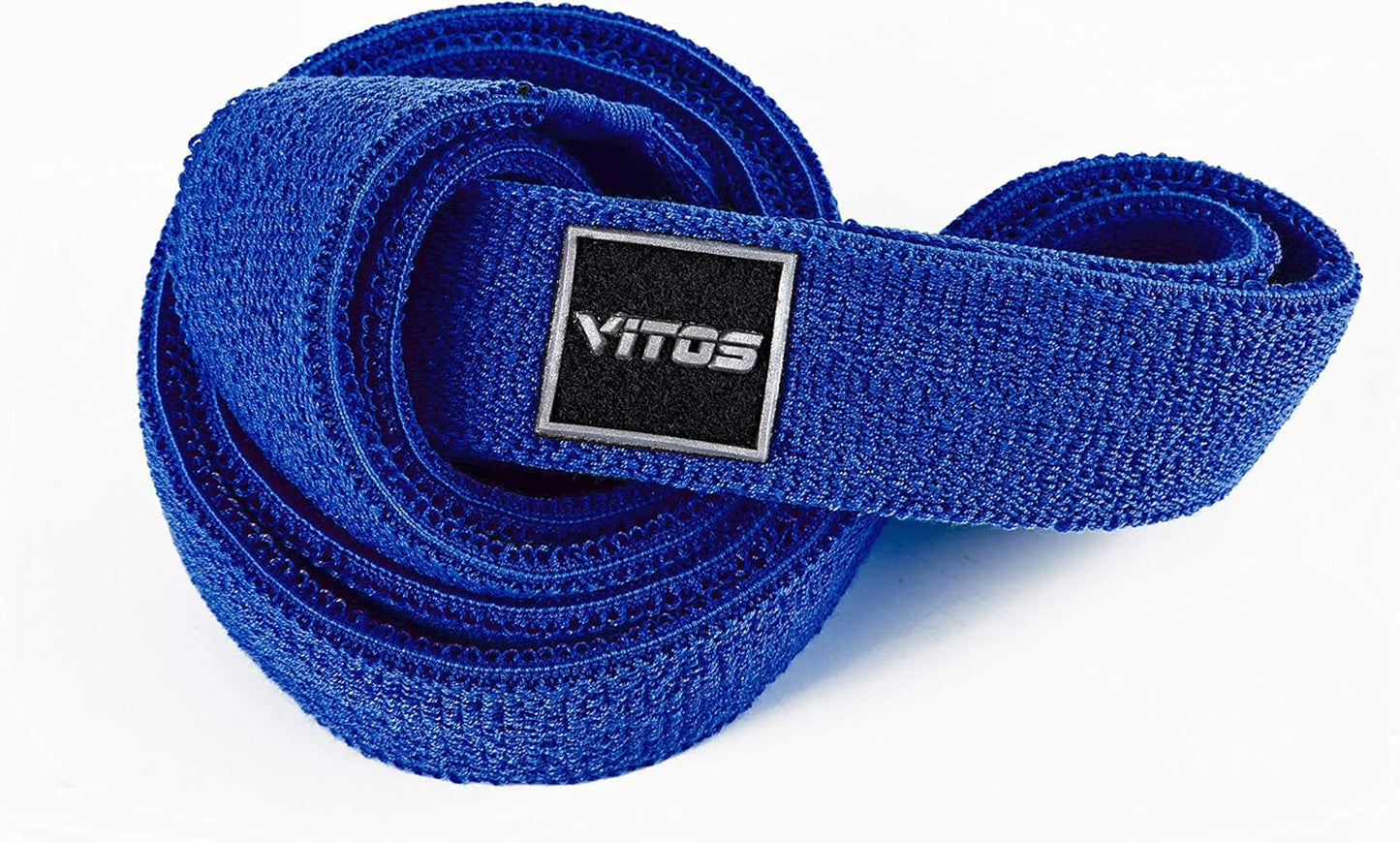 Vitos Fitness Polyester V-Power Band | Allergy Prevention Snap Proof Pull Up Assist Heavy Duty Resistance Mobility Lifting Perfect Body Stretching Training