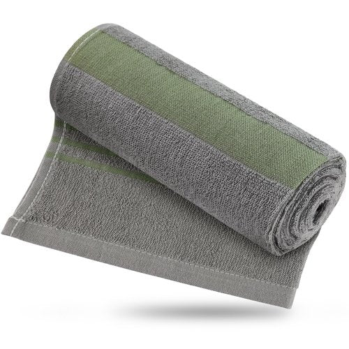 Zumi MINI 100% Cotton Camping Travel Towel - Small, Ultralight, Fast Drying, Highly Absorbent, Soft and Gentle on The Skin, Safe for The Planet (28"x13" Gray)