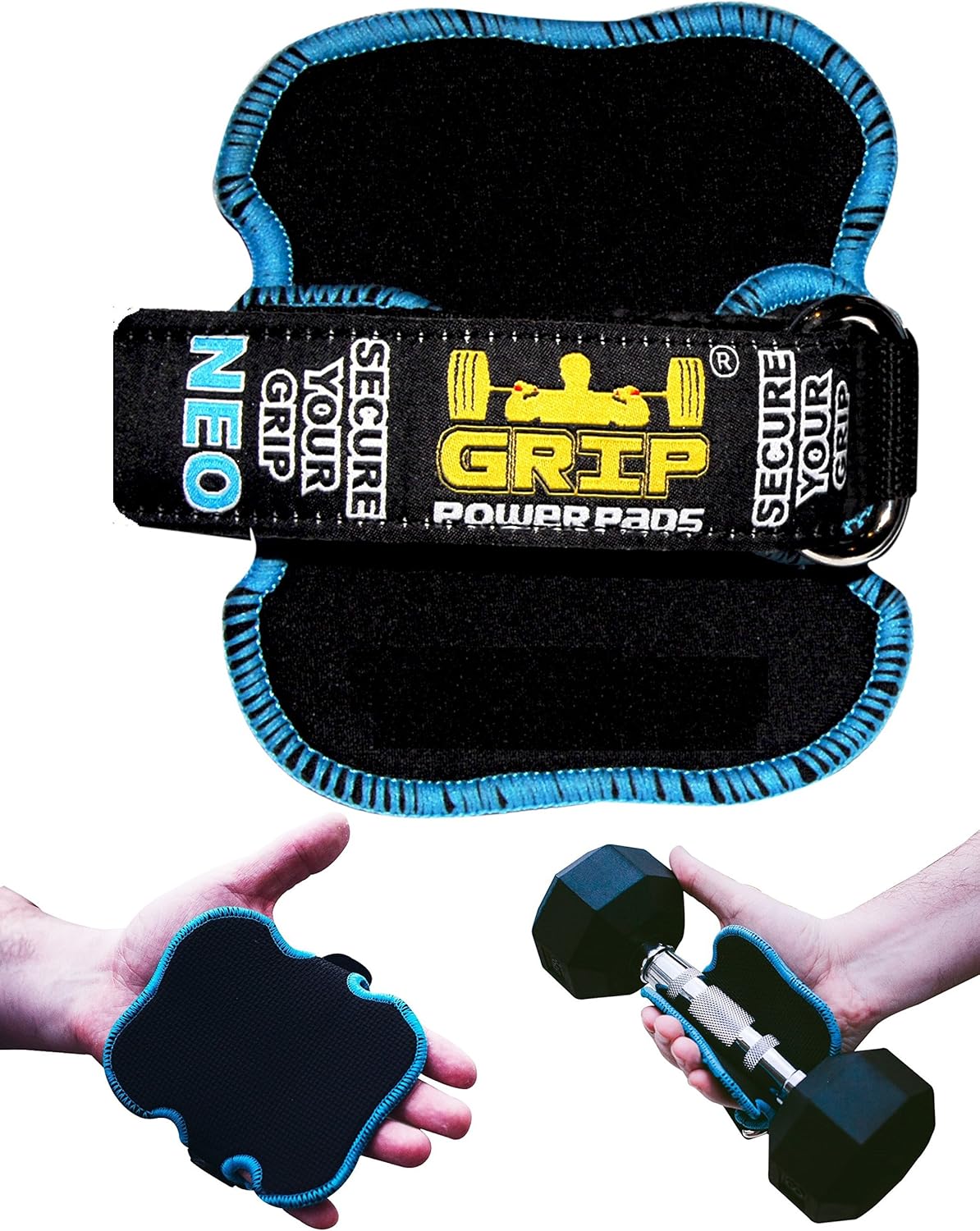 Original Lifting Grips The Alternative to Gym Workout Gloves Comfortable & Light Weight Grip Pad for Men & Women That Want to Eliminate Sweaty Hands Gym Gloves (Single Pair)