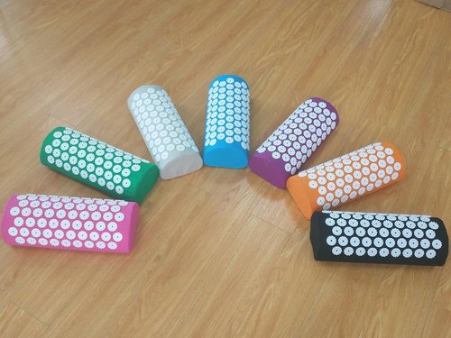 BalanceFrom Acupressure Mat and Pillow Set for Back and Neck Pain Relief and Muscle Relaxation Massage