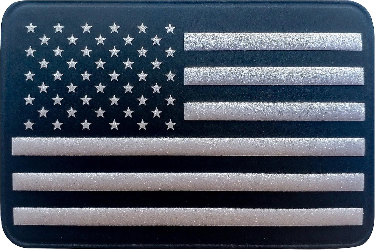 Seibertron 2"x3" US Flag Reflective in The Dark Hook & Loop 3D PVC Patch, Perfect Motorcycle Backpack, Tactical Operator Caps, Hats, Jackets, Packs and Military Apparel