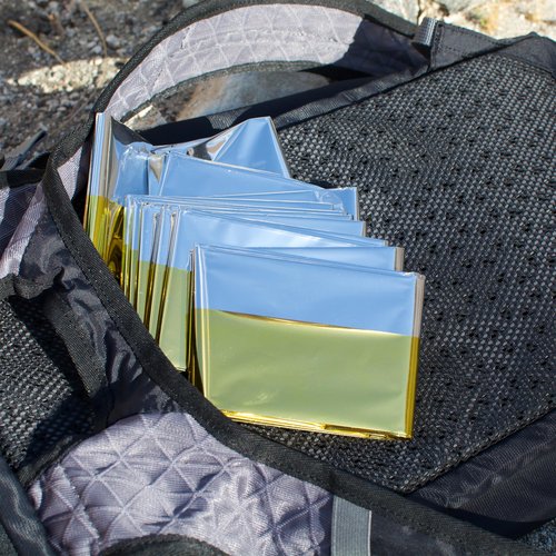 Hiker's Gold Emergency Blanket for Hiking, Backpacking, Camping