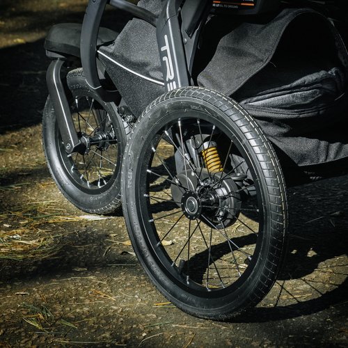 Chicco TRE Jogging Stroller, All-Terrain Stroller, Compatible with Chicco Infant Car Seats (not Included), Baby Travel Gear | Galaxy/Black