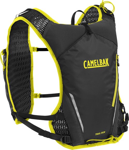 CamelBak Trail Run Hydration Vest 34oz, Black/Safety Yellow