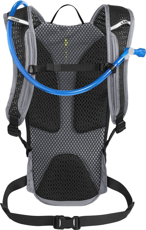 CamelBak Lobo 9 Bike Hydration Backpack Gunmetal/Lime, 70oz
