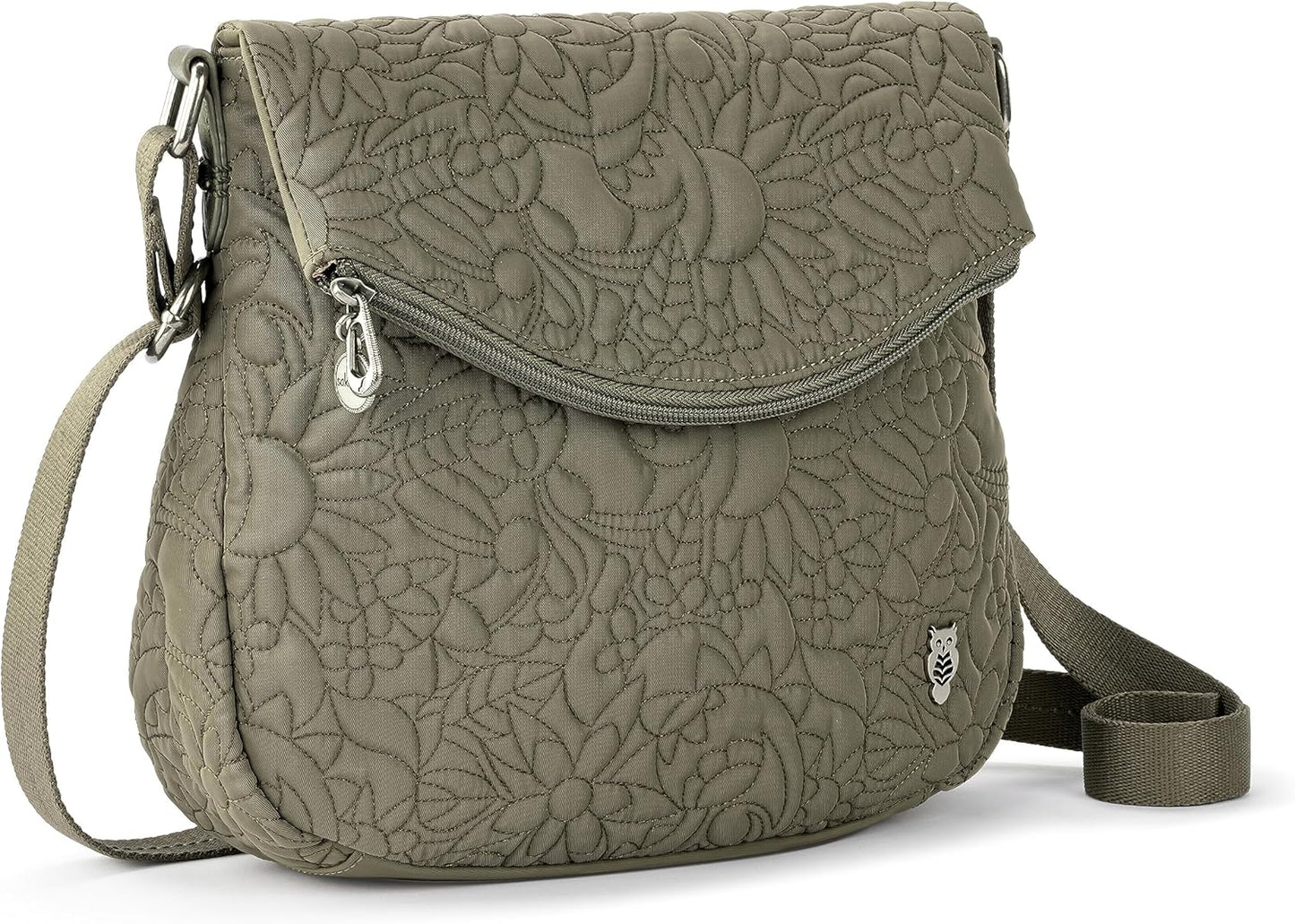 Sakroots Foldover Crossbody Purse - Women's Handbag For Everyday & Travel - Cross Body With Adjustable Shoulder Strap