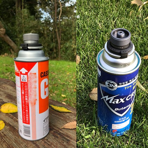 CAMPINGMOON Butane to Isobutane Gas Canister Refill Adapter Screw Lindal Valve Camping Stove Adapte