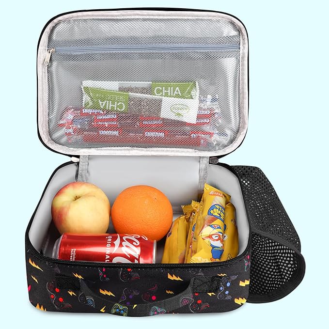 RLGPBON Kids Lunch Bag,Insulated Lunch Box for Girls Boys,Lunch Bag Toddler Teen,School Daycare Cute Travel bags