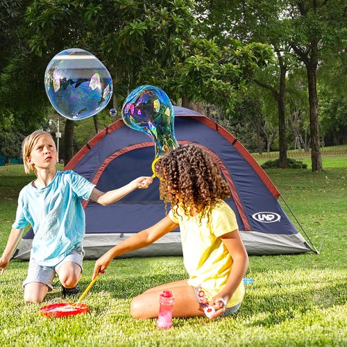 UNP Dome Tent, 2-Person, Easy Setup, Lightweight, Portable, Navy Blue