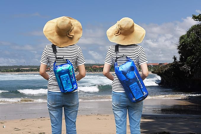 Waterproof Dry Bag - Lightweight Dry Sack with Seals and Waterproof Case - Float on Water - Keeps Gear Dry for Kayaking, Beach, Rafting, Boating, Hiking, Camping and Fishing
