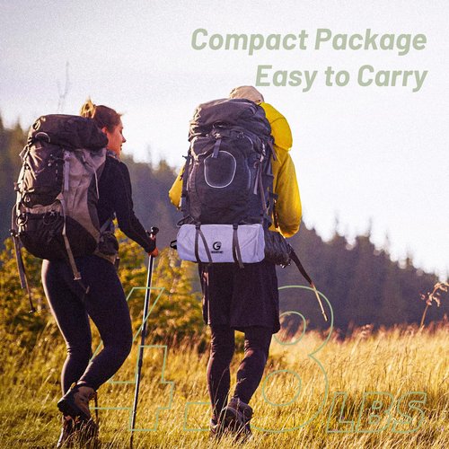 G2 GO2GETHER Foldable Camping Cot, Durable Travel Tent Cot, Ultralight for Backpacking, Comes with Storage Bag(Black/Green/Brown) (Grey)