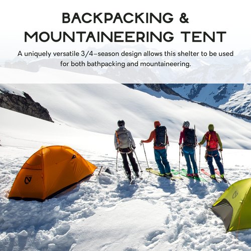 NEMO Equipment Kunai 3–4 Season Backpacking Tent - Torch - 3-Person