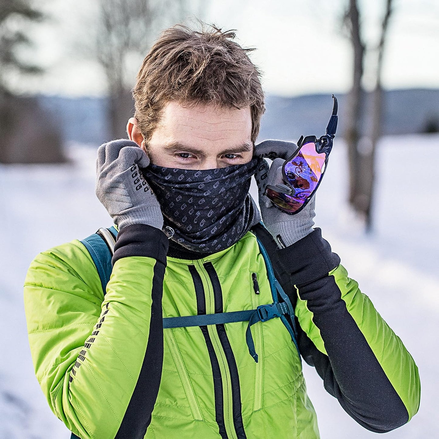 Thermal Fleece Neck Warmer Gaiter for Cycling & Running - GripGrab Outdoor Scarf