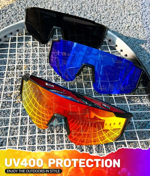 OUTDOORKING Polarized Sunglasses for Men and Women, Windproof and Lightweight UV400 Protection Sunglasses Designed for Cycling, Fishing, and Rock Climbing