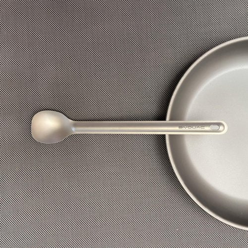 BIVOUAC Long Handle Stainless Steel 304 Spoon Spork Flatware Outdoor Camping Dinnerware Outdoor Camping Cutlery Set (LS2024001-Spoon)