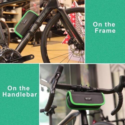 MatyKit Bike Tool Kit With Tools Bag + Bicycle Pump + Bike Multitool + Crank Extractor and Wrench + Bone Wrench + Tire Lever + Glueless Patches Set