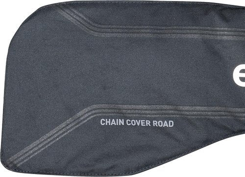EVOC CHAIN COVER ROAD frame bag, transport protection for the bike and chain of road bikes (cover for bicycle chains, for most road bikes, Velcro fixation, protection against dirt and damage), Black