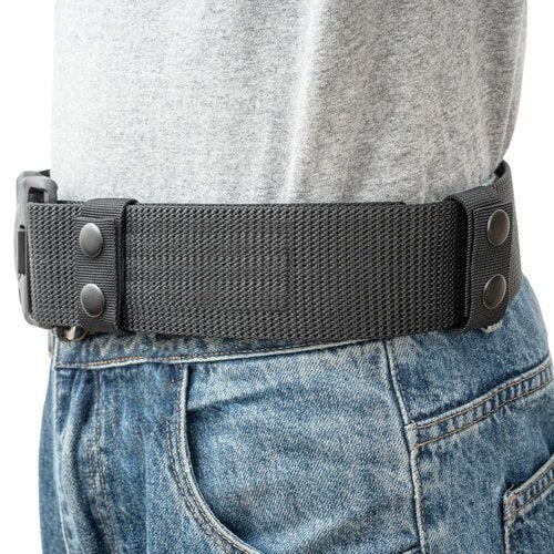 VEPKOIT 4 Pcs Belt Keepers for Duty Belt, Nylon Duty Belt Keepers with Double Snaps for 2"/2.25" Wide Belt, Tactical Belt Loop Keeper for Police Duty Belt Law Enforcement Accessories Tactical Gear (4)