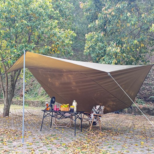 Multi-Purpose Camping Tarp with Waterproof Ground Sheets Mat Portable Tent Footprint Carpet for Hiking Outdoor Picnic