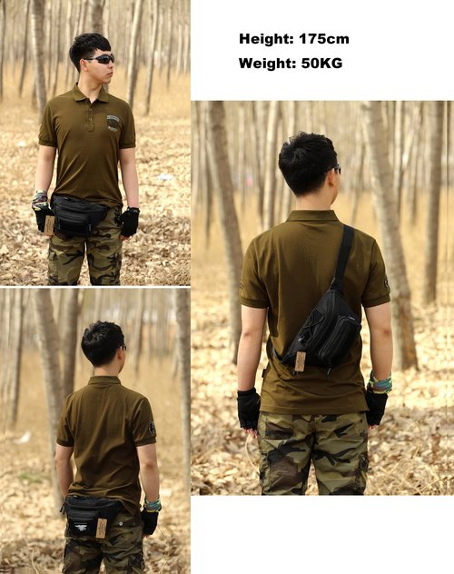 ArcEnCiel Tactical Fanny Pack for Men Waist Bag